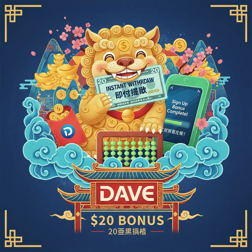 $20 sign up bonus instant withdraw - Dave