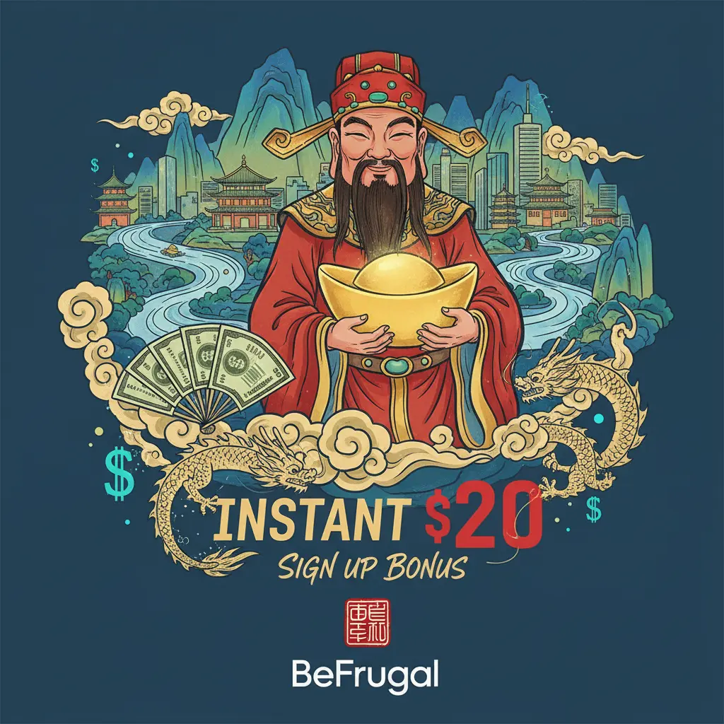 instant $20 sign up bonus - BeFrugal