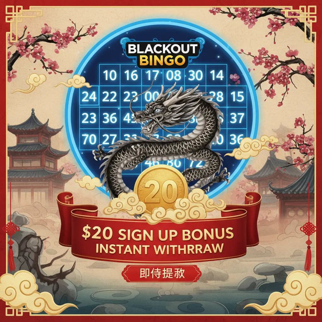 $20 sign up bonus instant withdraw - Blackout