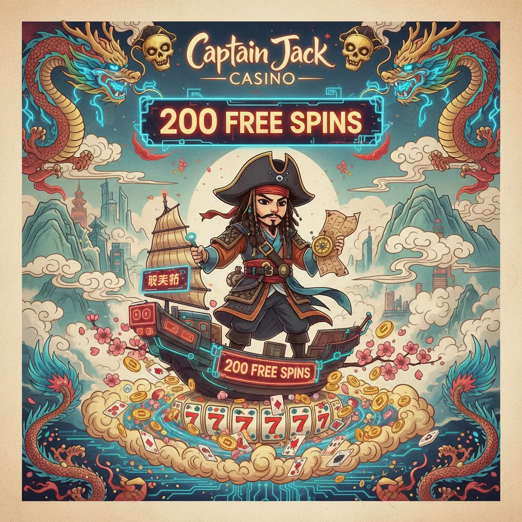 200 free spins - Captain