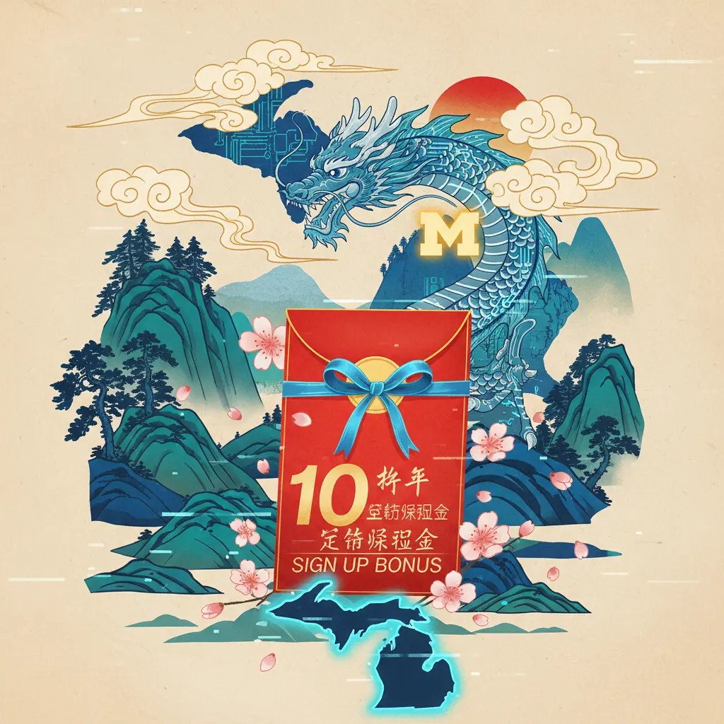 10 sign up bonus - Michigan