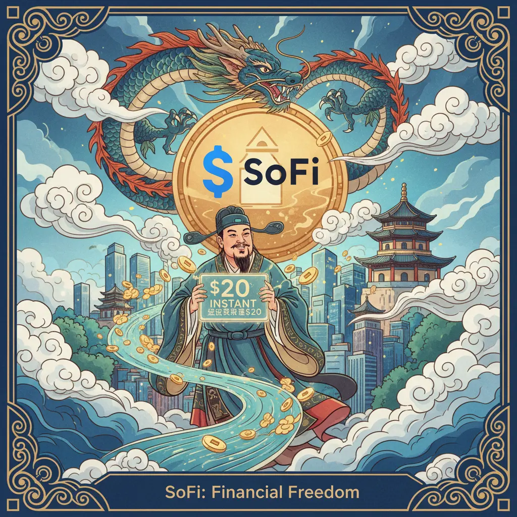 instant $20 sign up bonus - SoFi